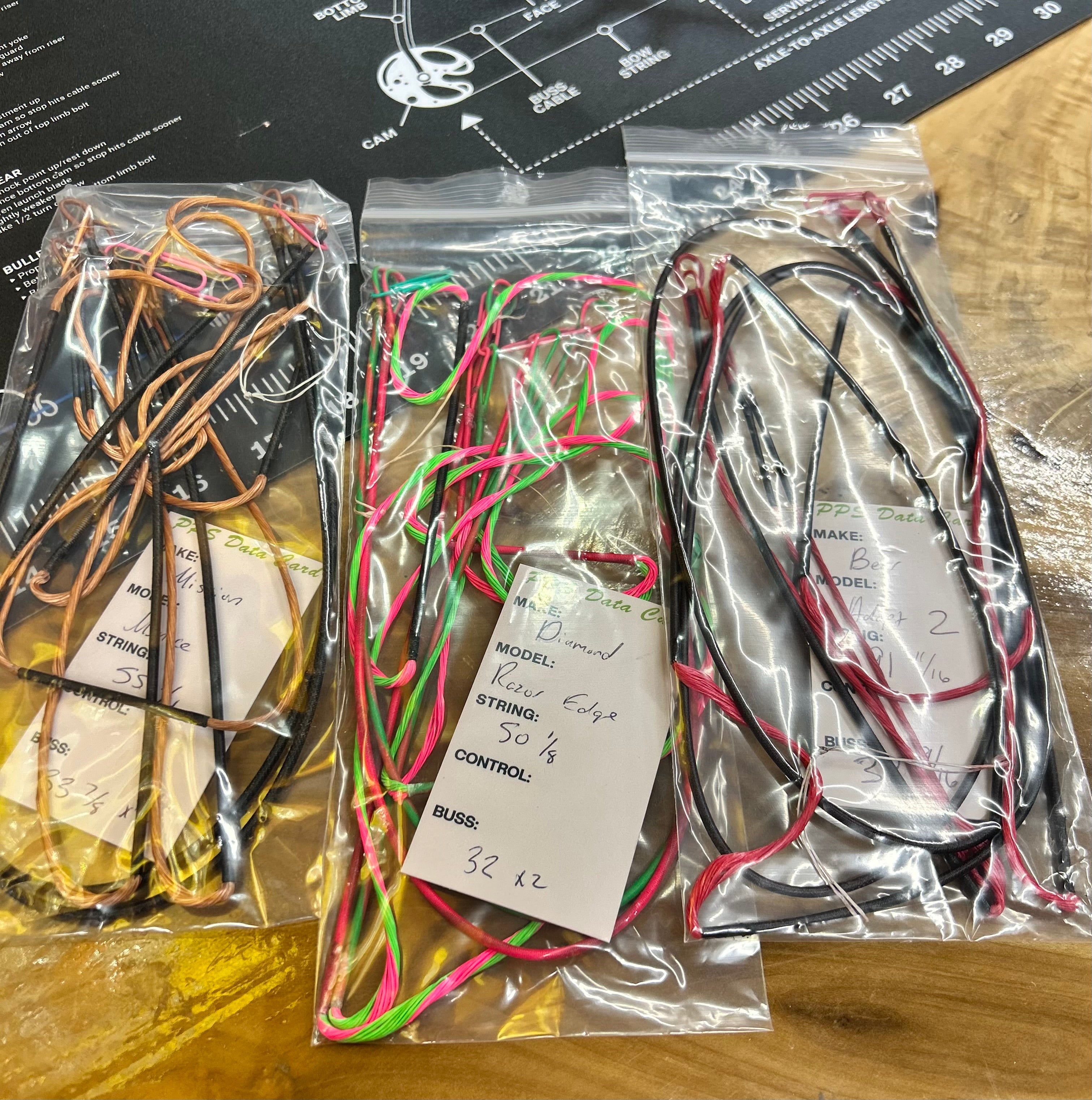 Custom string sets ready to ship
