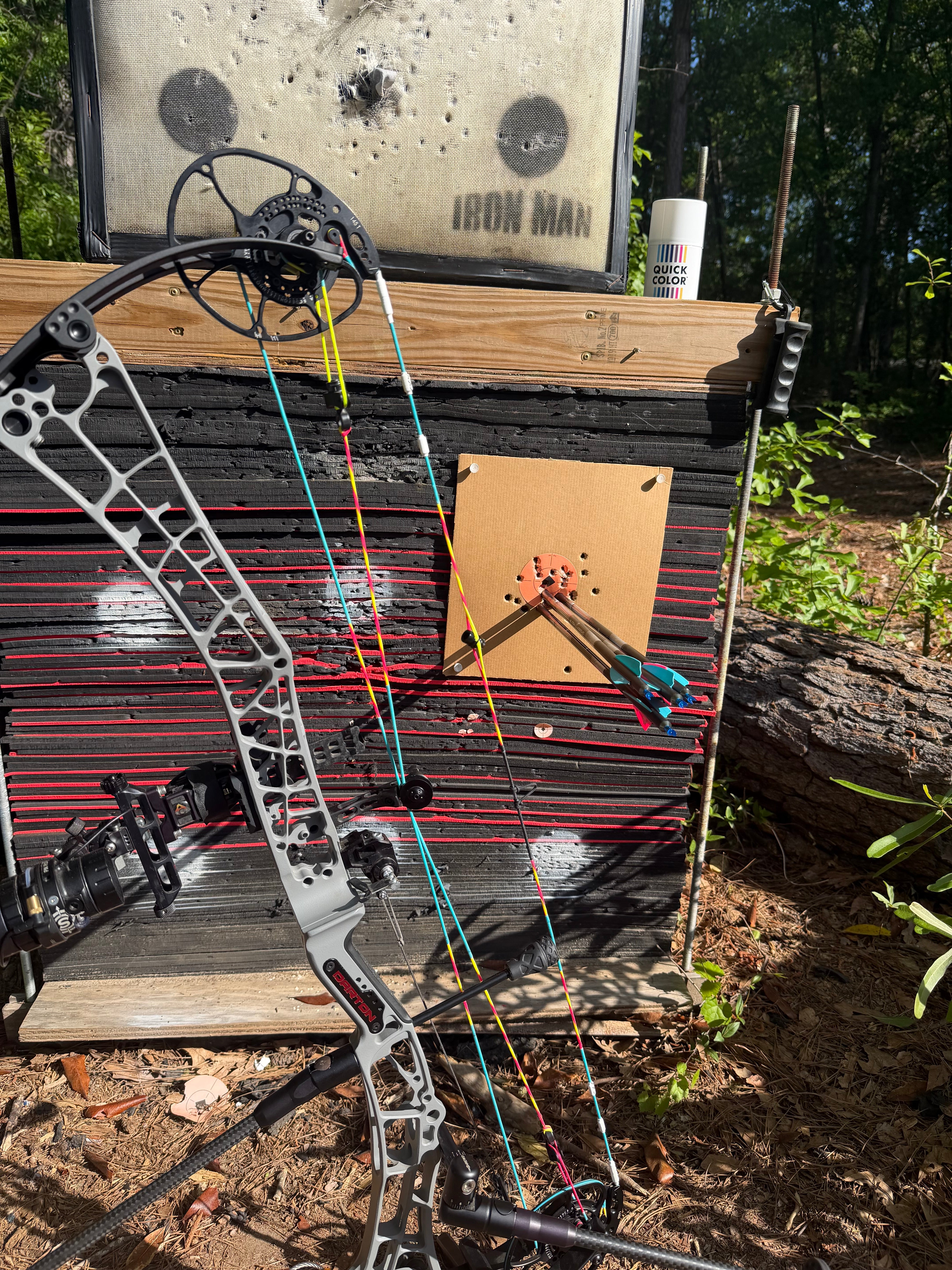Custom Darton bow on the range